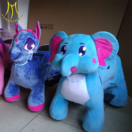 Hansel plush walking animal rideable stuffed horse kids rider for shopping mall المزود