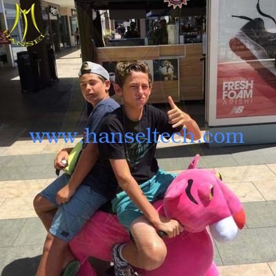 Hansel amusement park motorized animal baby toy ride on walking animals المزود