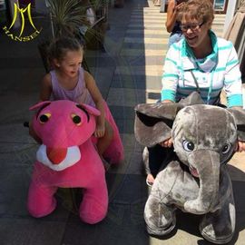 Hansel coin operated battery car walking robot ride on plush animals المزود