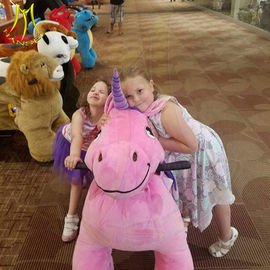 Hansel entertainment electric walking kids unicorn motorized plush animal المزود