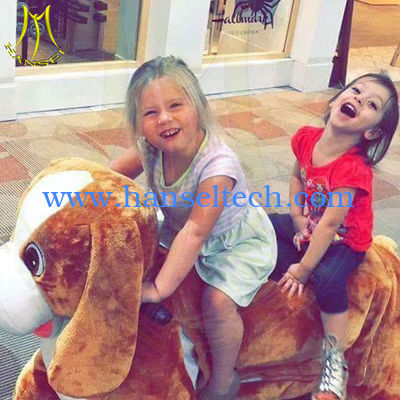 Hansel amusement park walking battery operated stuffed ride on animals المزود