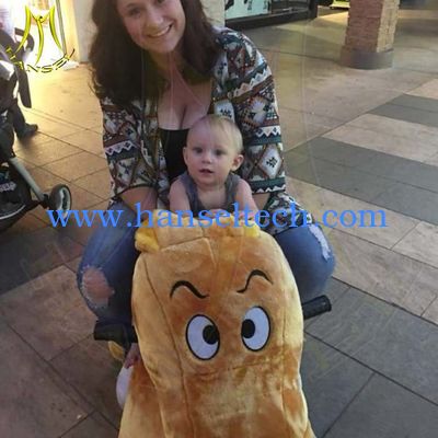 Hansel indoor entertainment stuffed walking rideable animals toy car for mall المزود