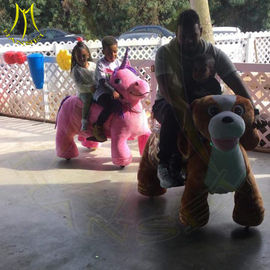 Hansel electronic game machine walking motorized plush riding animals المزود