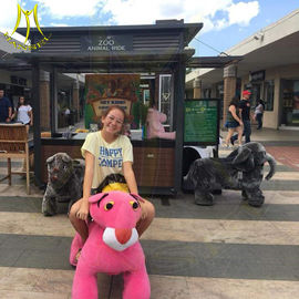 Hansel electronic game machine walking motorized plush riding animals المزود