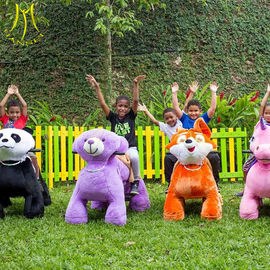 Hansel carnival games ride horse toys arcade kids ride on plush animal rides المزود