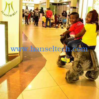 Hansel amusement children game electric walking motorized plush animal المزود