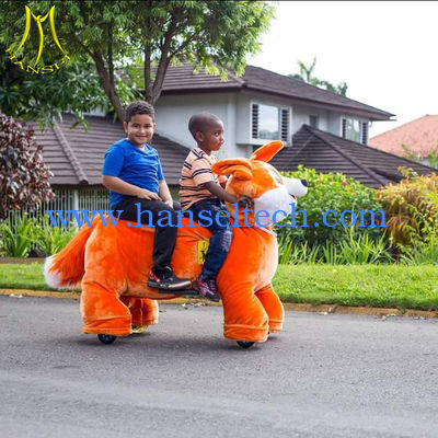 Hansel amusement children game electric walking motorized plush animal المزود
