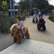 Hansel outdoor park hot coin operated walking stuffed animals riding المزود