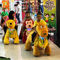 Hansel  funfair plush animal toy car dinosaur 24 volt ride on toy for kids and adults wholesale المزود