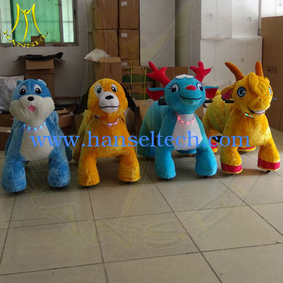 Hansel battery operated walking stuffed animal electronic plush toy rides المزود