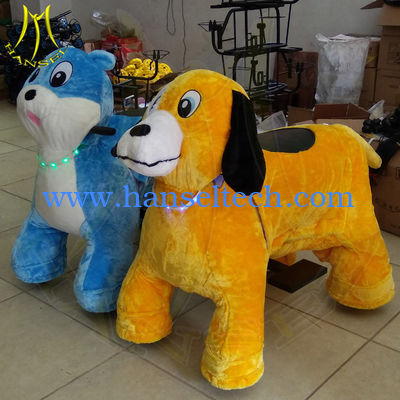 Hansel amusement equipment children electric mountable plush animal rides المزود