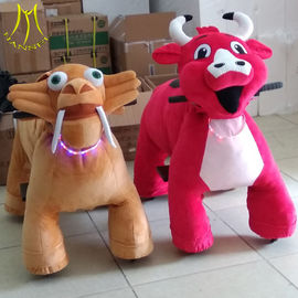 Hansel outdoor playground walking electronic plush motorized riding animals المزود