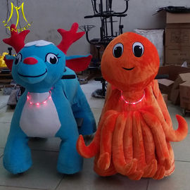 Hansel outdoor playground walking electronic plush motorized riding animals المزود