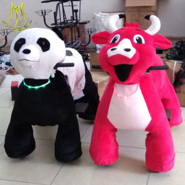 Hansel amusement electric plush toys coin operated kiddie rides for park المزود