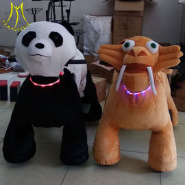 Hansel amusement park walking indoor playground stuffed electric animal scooter المزود