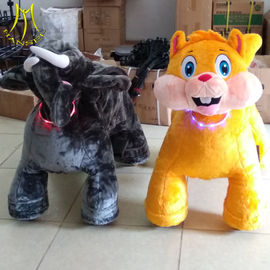 Hansel amusement park walking electric plush rideable toy motorized animals المزود