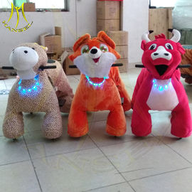 Hansel Amusement park electric walking stuffed children ride on animals المزود