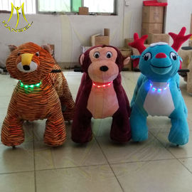 Hansel Amusement park electric walking stuffed children ride on animals المزود