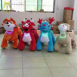 Hansel amusement walking game machine plush electronic kid riding animals المزود
