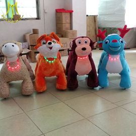 Hansel  hot sale  electric mountable plush motorized animal for shopping mall المزود