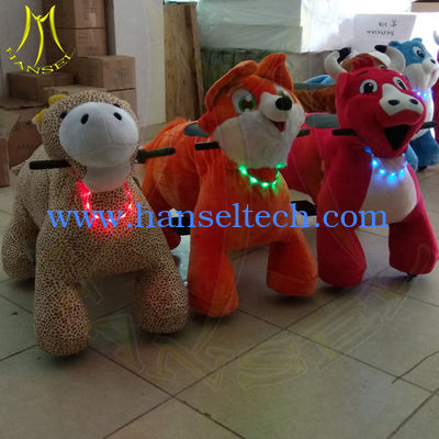 Hansel amusement park games kiddie electric ride on walking animal ride المزود