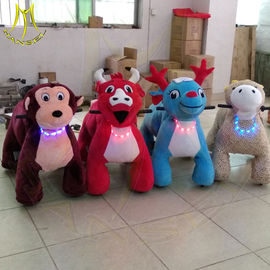 Hansel amusement kids walking battery operated ride on stuffed animals المزود