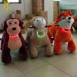 Hansel amusement park children coin operated plush horse pony scooter ride المزود