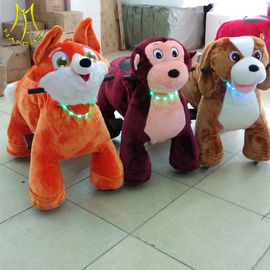 Hansel 2019 coin operated plush animal jungle rides electric scooters for birthday party المزود
