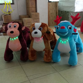 Hansel guangzhou manufacturer walking fireproof plush motorized riding animals المزود