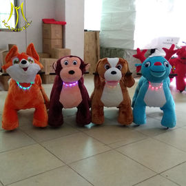 Hansel guangzhou manufacturer walking fireproof plush motorized riding animals المزود