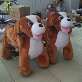 Hansel  theme park equipment for sale kids coin operated plush ride on unicorn المزود