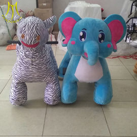 Hansel  kids amusement park rides electric riding horse machine electric plush elephant for sale المزود