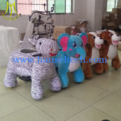 Hansel safari animal ride on toy walking animals scooters in amusement park ride المزود
