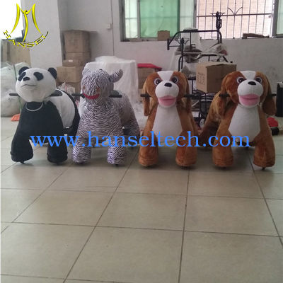 Hansel Factory price walking animal toy coin operated children rides car المزود