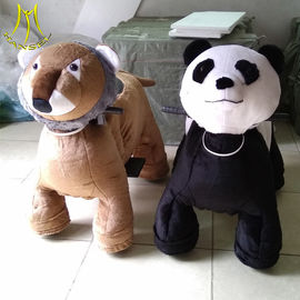 Hansel  indoor and outdoor riding games zoo animals kiddie ride panda plush toy المزود