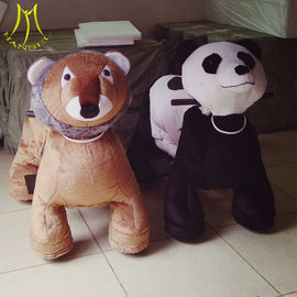 Hansel  indoor and outdoor riding games zoo animals kiddie ride panda plush toy المزود