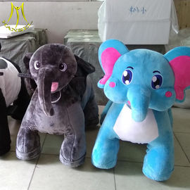 Hansel shopping mall plush animal toy riding for adult coin operated electric plush motorized المزود