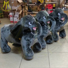 Hansel shopping mall electric walking large plush ride on animal toys المزود