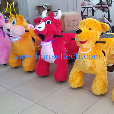 Hansel  plush animal toy ride for kids animals for amusement parks المزود