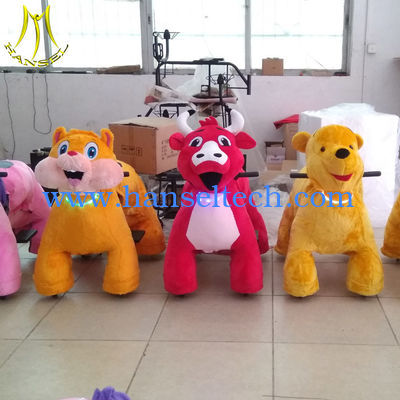 Hansel coin operated rocking horses for adults 4wheel electric scooter المزود