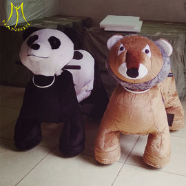 Hansel high quality indoor electric plush battery ride on unicorn with music المزود