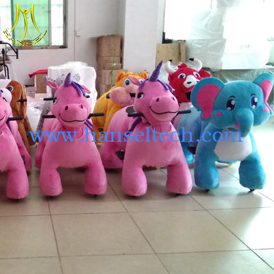 Hansel  kiddie ride amusement park soft stuffed animal car ride for children المزود