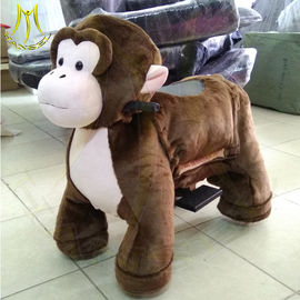 Hansel funny electric  kids ride on plush motorized riding horse for park المزود