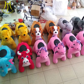 Hansel  ride on animal kids amusement park rides animal large plush ride toy on wheels المزود