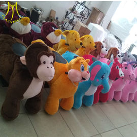 Hansel amusement park walking battery stuffed kids electric rides on animal المزود