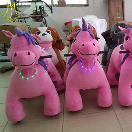 Hansel battery operated electric indoor stuffed motorized horse toy scooter for adults المزود