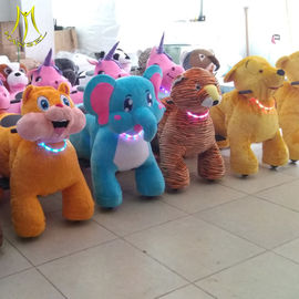 Hansel funny moving animations amusement park playground stuffed walking animal for sale المزود