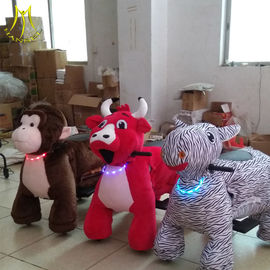 Hansel  playground animal rocking ride coin operated animal scooter for sale المزود