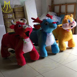 Hansel amusement park coin operated plush kid electric riding animals المزود