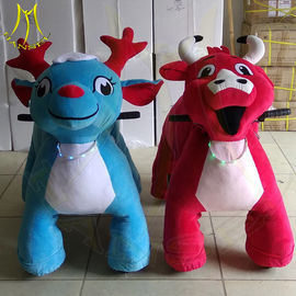 Hansel amusement park games kids indoor rides electric mountable animals المزود